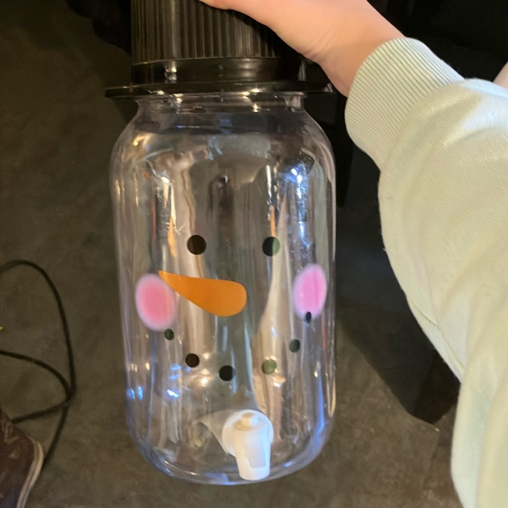 Pitcher for Christmas decorations